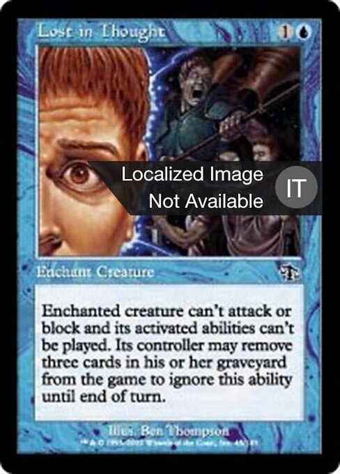 Lost in Thought - Judgment (#45) - Illustrated by Ben Thompson - Magic: The Gathering Card