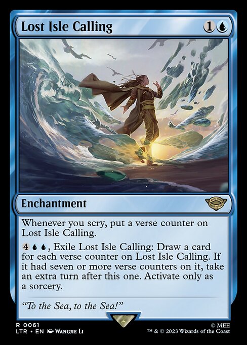 Lost Isle Calling - The Lord of the Rings: Tales of Middle-earth Magic card