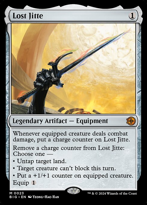 Lost Jitte - The Big Score Magic card