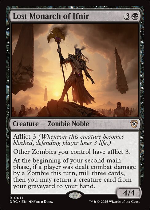 Lost Monarch of Ifnir - Aetherdrift Commander Magic card