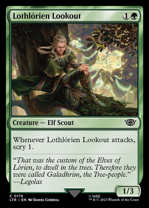 Lothlórien Lookout - The Lord of the Rings: Tales of Middle-earth Magic card