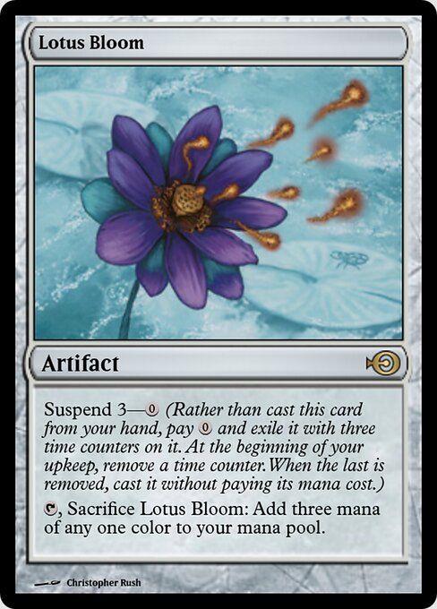 Flor de loto (Lotus Bloom) - Time Spiral (#259) - Illustrated by Mark Zug - Magic: The Gathering Card