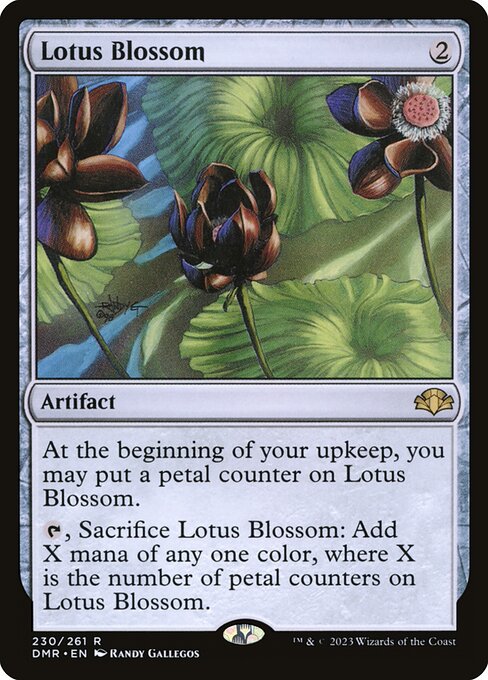 Lotus Blossom - Dominaria Remastered Magic card