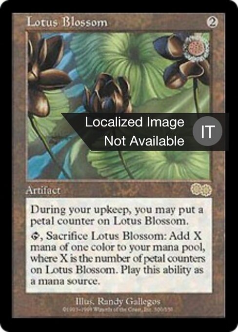 Lotusknospe (Lotus Blossom) - Dominaria Remastered (#451) - Illustrated by Darrell Riche - Magic: The Gathering Card