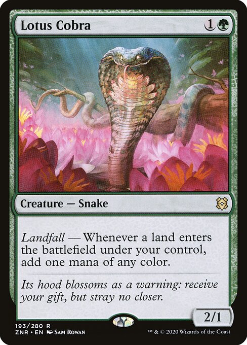 Lotus Cobra - Zendikar Rising Magic card
