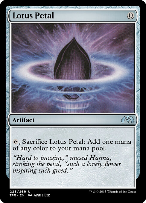 Lotus Petal - Tempest Remastered Magic card