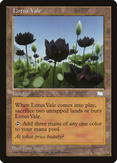Lotus Vale - Weatherlight Magic card
