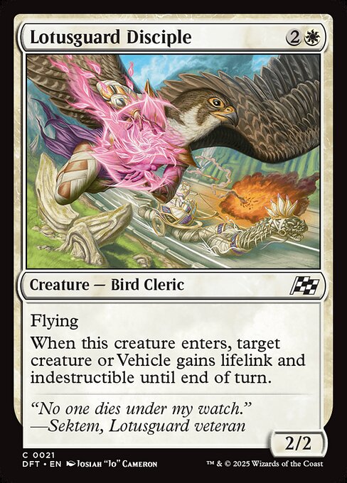Lotusguard Disciple - Aetherdrift Magic card