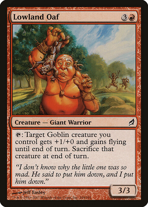 Lowland Oaf - Lorwyn Magic card