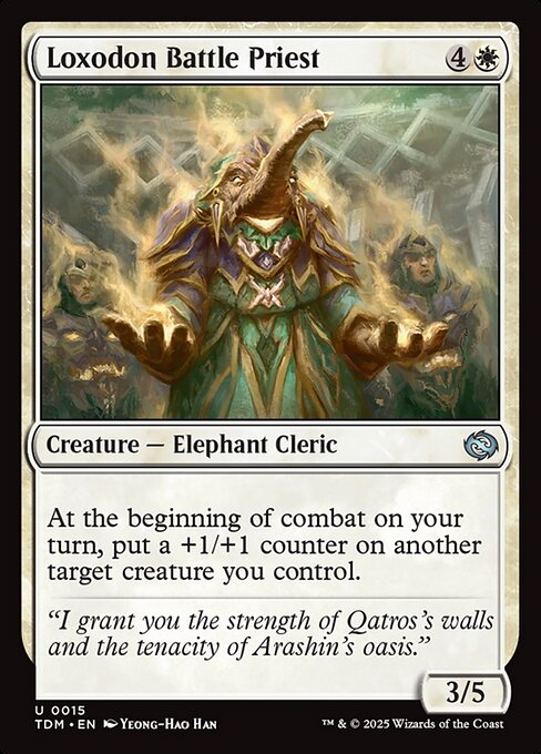 Loxodon Battle Priest - Tarkir: Dragonstorm Magic card