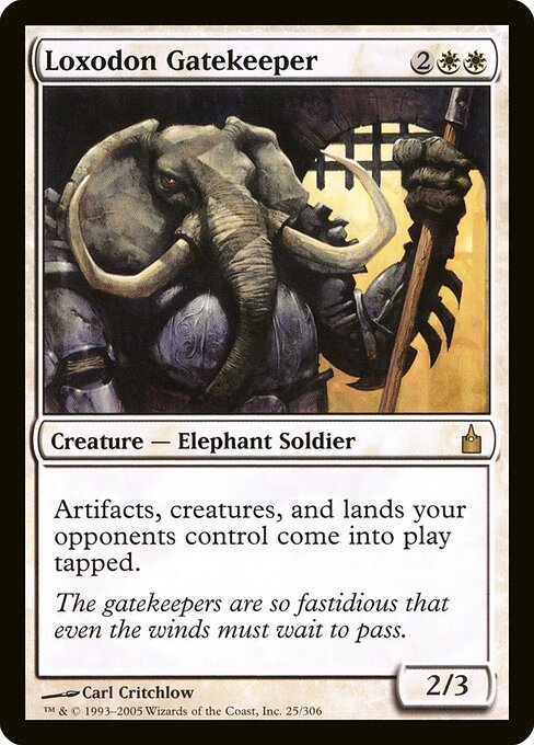 Loxodon Gatekeeper - Ravnica: City of Guilds Magic card