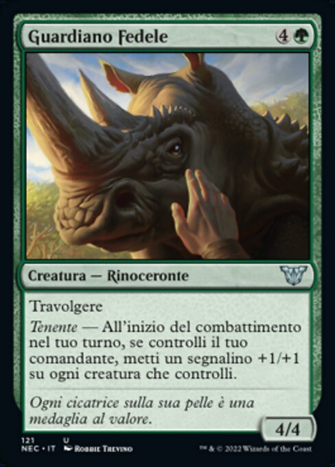 忠実な守護者 (Loyal Guardian) - Marvel Super Heroes Commander (#176) - Illustrated by Kevin Sidharta - Magic: The Gathering Card