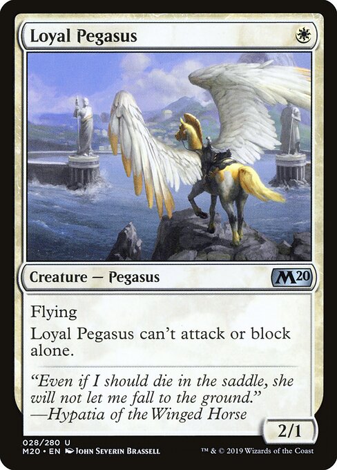 Loyal Pegasus - Core Set 2020 Magic card