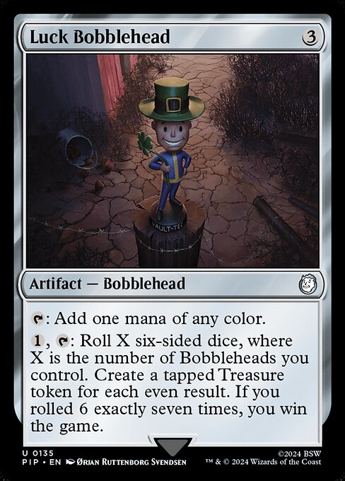Luck Bobblehead - Fallout Magic card