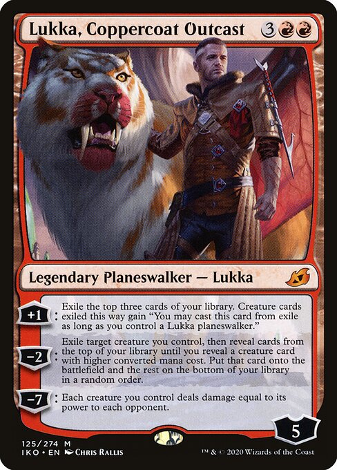 Lukka, Coppercoat Outcast - Ikoria: Lair of Behemoths Magic card