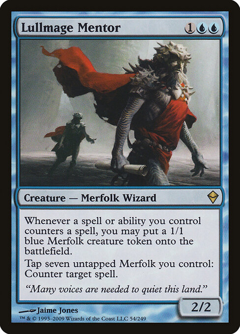 Lullmage Mentor - Zendikar Magic card