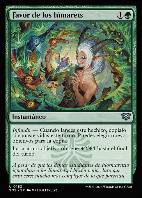 Benevolenza del Lumaret (Lumaret's Favor) - Secrets of Strixhaven (#153) - Illustrated by Mariah Tekulve - Magic: The Gathering Card