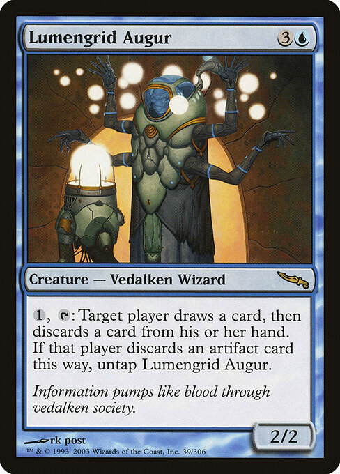 Lumengrid Augur - Mirrodin Magic card