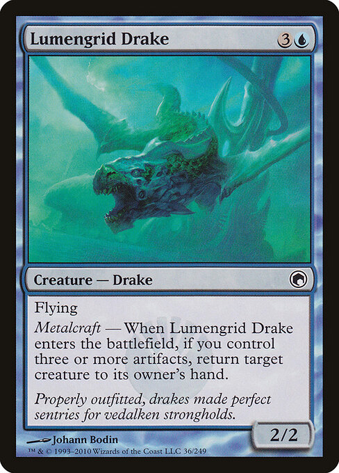 Lumengrid Drake - Scars of Mirrodin Magic card