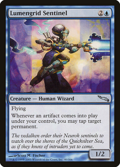 Lumengrid Sentinel - Mirrodin Magic card