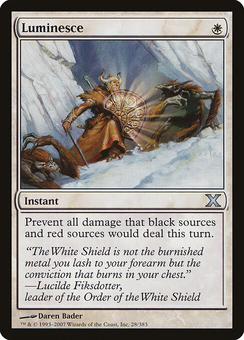 Luminesce - Tenth Edition Magic card