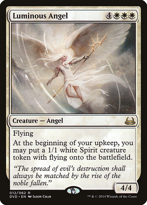Luminous Angel - Duel Decks Anthology: Divine vs. Demonic Magic card