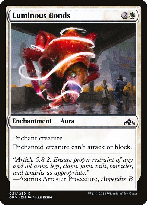 Luminous Bonds - Guilds of Ravnica Magic card