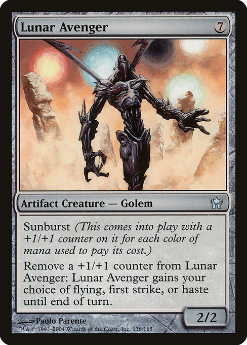 Lunar Avenger - Fifth Dawn Magic card