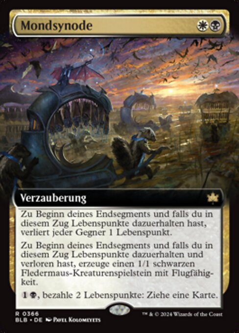 Mondsynode (Lunar Convocation) - Bloomburrow (#366) - Illustrated by Pavel Kolomeyets - Magic: The Gathering Card