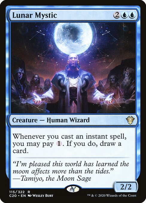 Lunar Mystic - Commander 2020 Magic card