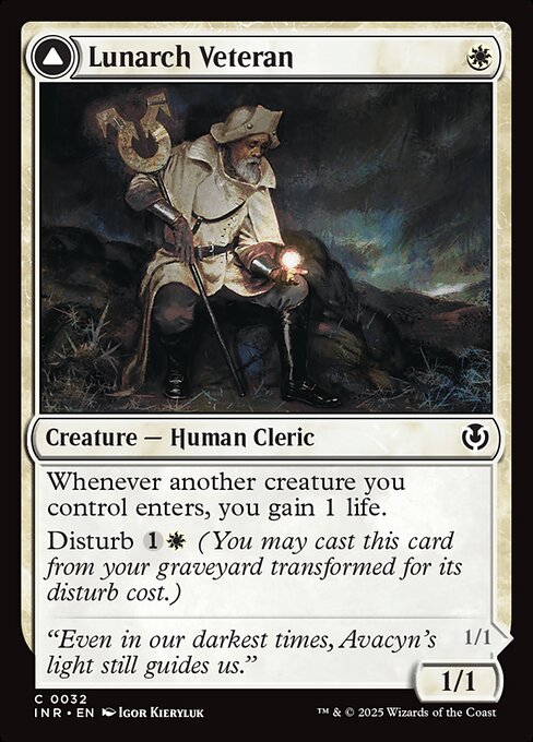 Lunarch Veteran // Luminous Phantom - Innistrad Remastered Magic card