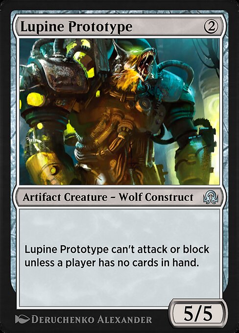 늑대 프로토타입 (Lupine Prototype) - Eldritch Moon (#197) - Illustrated by Deruchenko Alexander - Magic: The Gathering Card