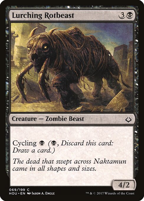 Lurching Rotbeast - Hour of Devastation Magic card
