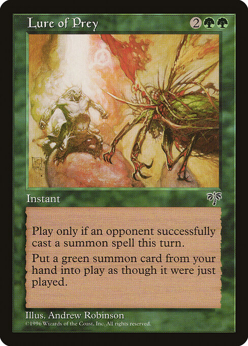 Lure of Prey - Mirage Magic card