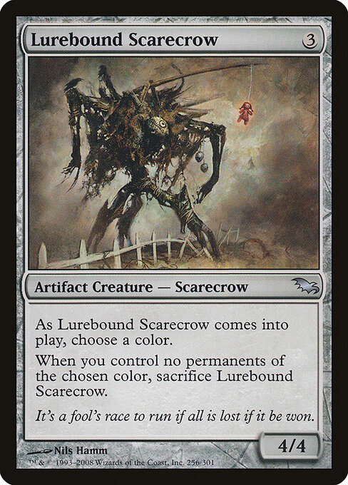 Lurebound Scarecrow - Shadowmoor Magic card