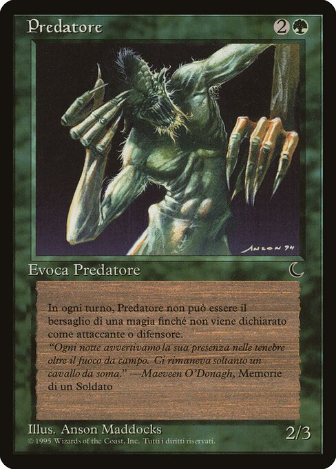 Predatore (Lurker) - The Dark (#80) - Illustrated by Anson Maddocks - Magic: The Gathering Card