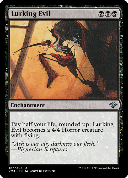 Lurking Evil - Vintage Masters Magic card