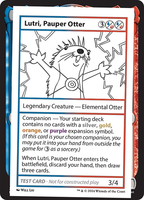 Lutri, Pauper Otter - Mystery Booster 2 Magic card