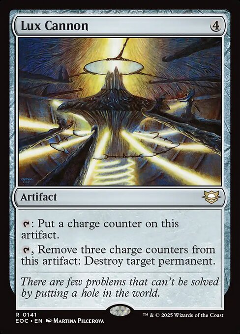 Lux Cannon - Edge of Eternities Commander Magic card