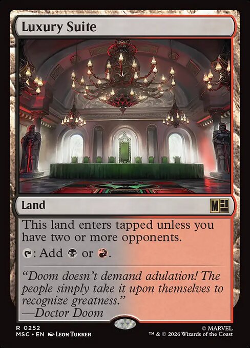 Luxury Suite - Marvel Super Heroes Commander Magic card