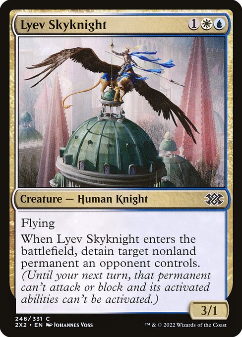 Lyev Skyknight - Double Masters 2022 Magic card