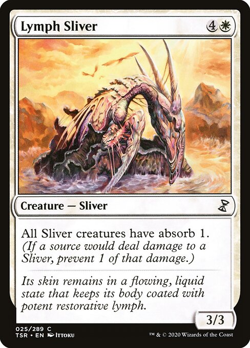 Lymph Sliver - Time Spiral Remastered Magic card
