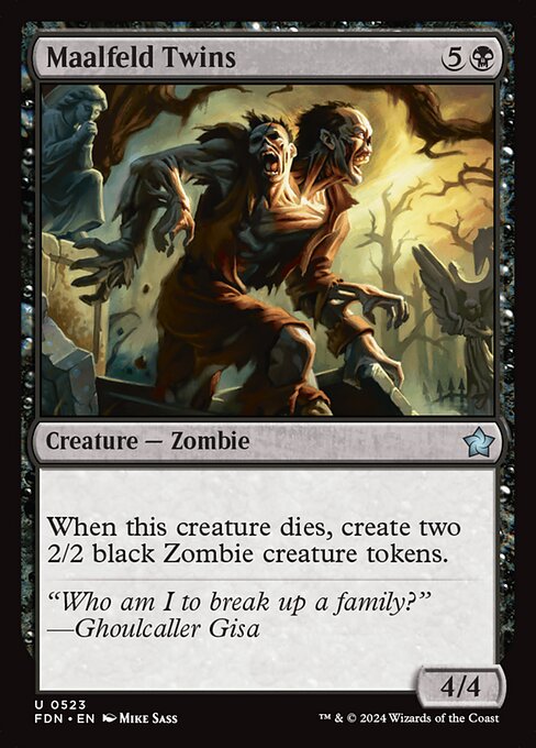 Maalfeld Twins - Foundations Magic card