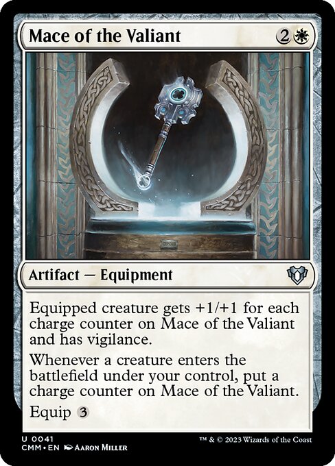 Mace of the Valiant - Commander Masters Magic card