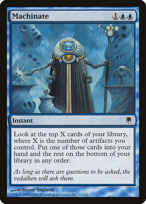 Machinate - Darksteel Magic card