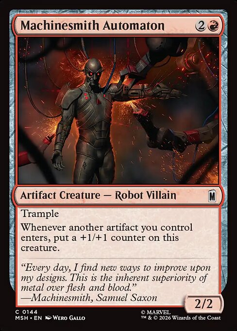 Machinesmith Automaton - Marvel Super Heroes Magic card