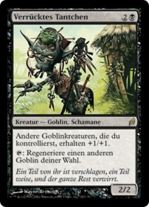 狂い婆 (Mad Auntie) - Lorwyn (#123) - Illustrated by Wayne Reynolds - Magic: The Gathering Card