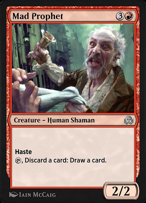 Mad Prophet - Shadows over Innistrad Remastered (#167) - Illustrated by Iain McCaig - Magic: The Gathering Card