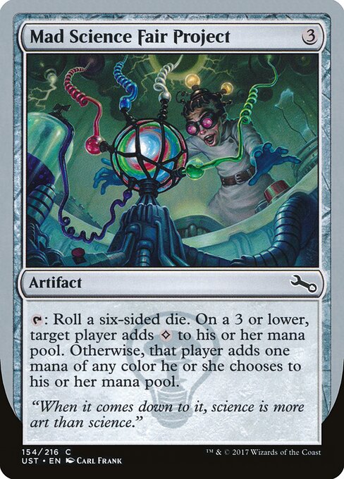 Mad Science Fair Project - Unstable Magic card