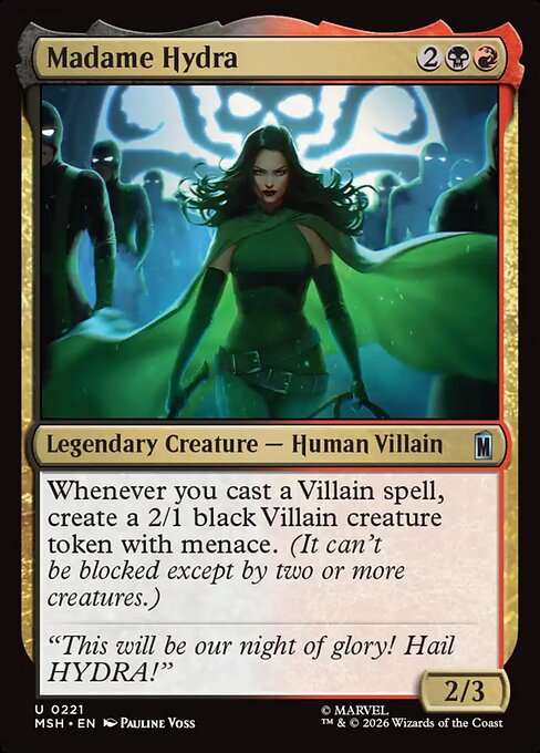 Madame Hydra - Marvel Super Heroes Magic card